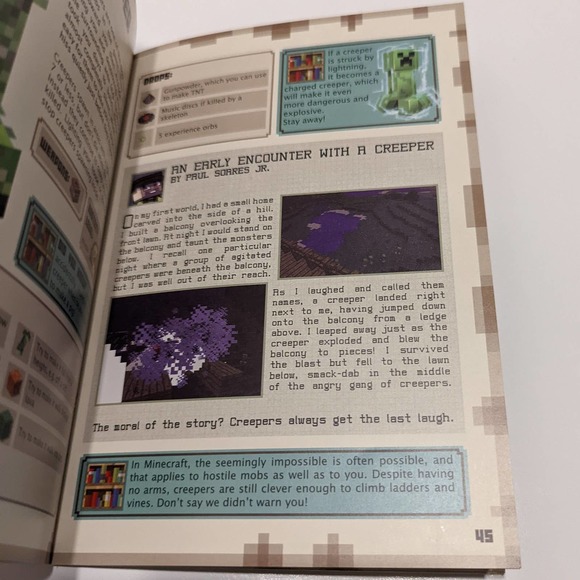 Minecraft Guides Book Lot – Essential Handbook & Redstone Hacks (2 Paperback) - Picture 5 of 11